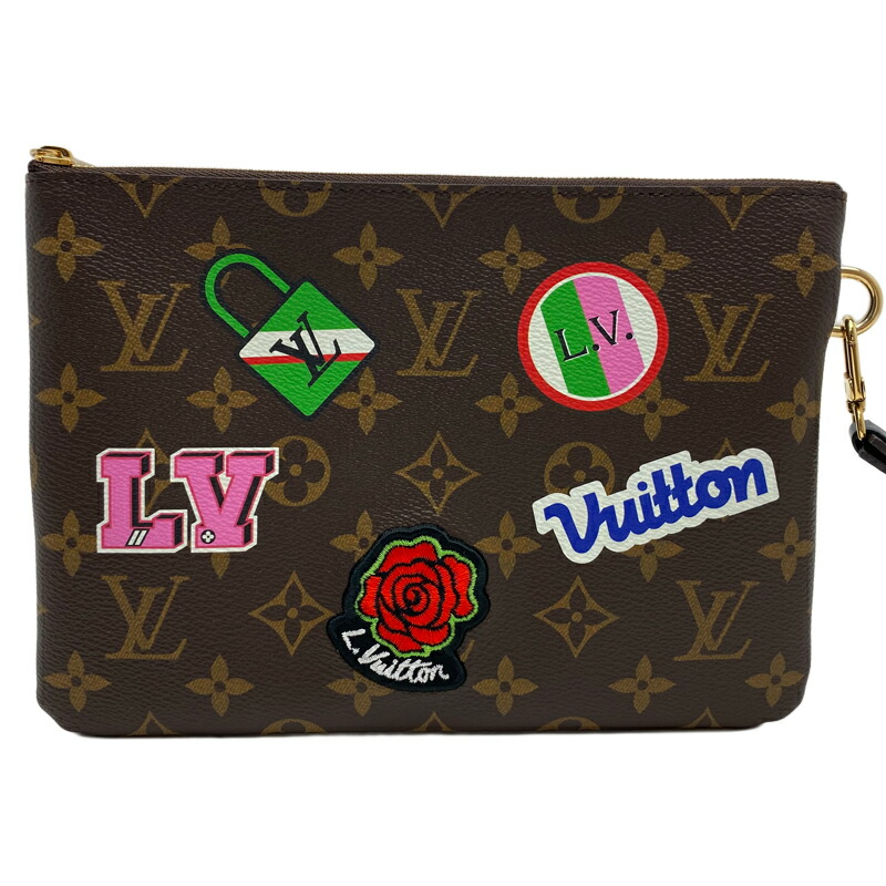 ☆美品☆LouisVuitton ルイヴィトンシティーポーチ M63447パッチーズ 
