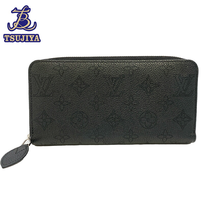 【未使用に近い】ルイヴィトン モノグラム・マヒナ ジッピーウォレット 長財布 黒 楽天市場】ルイヴィトン 長財布 ジッピーウォレット モノグラム