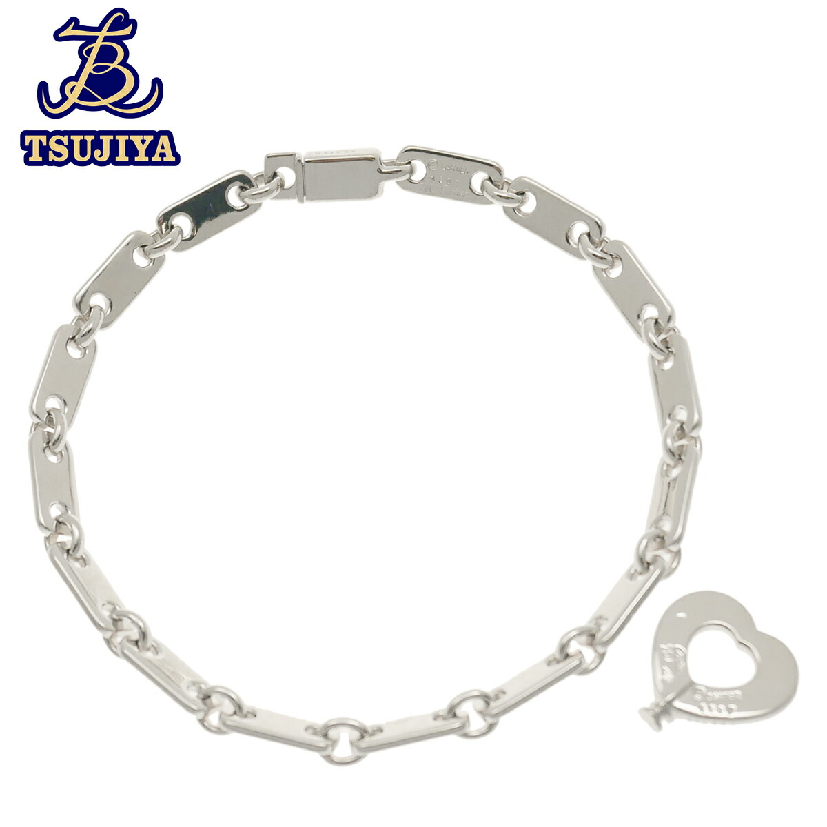 Cartier フィガロブレスレット K18WG 2コマ足し済 Cartier フィガロブレスレット K18WG 2コマ足し済 Cartier