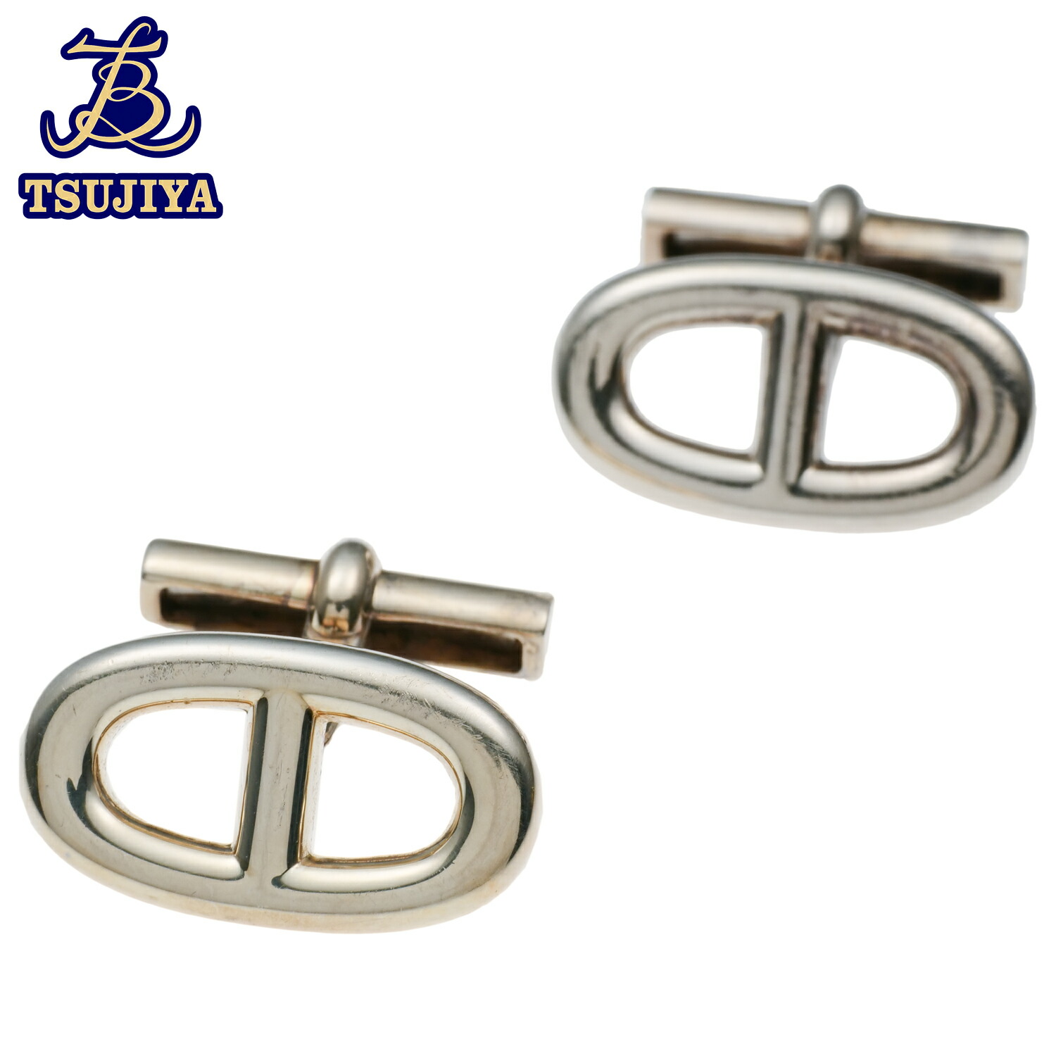 楽天市場】エルメス カフス シェーヌダンクル SV スターリングシルバー