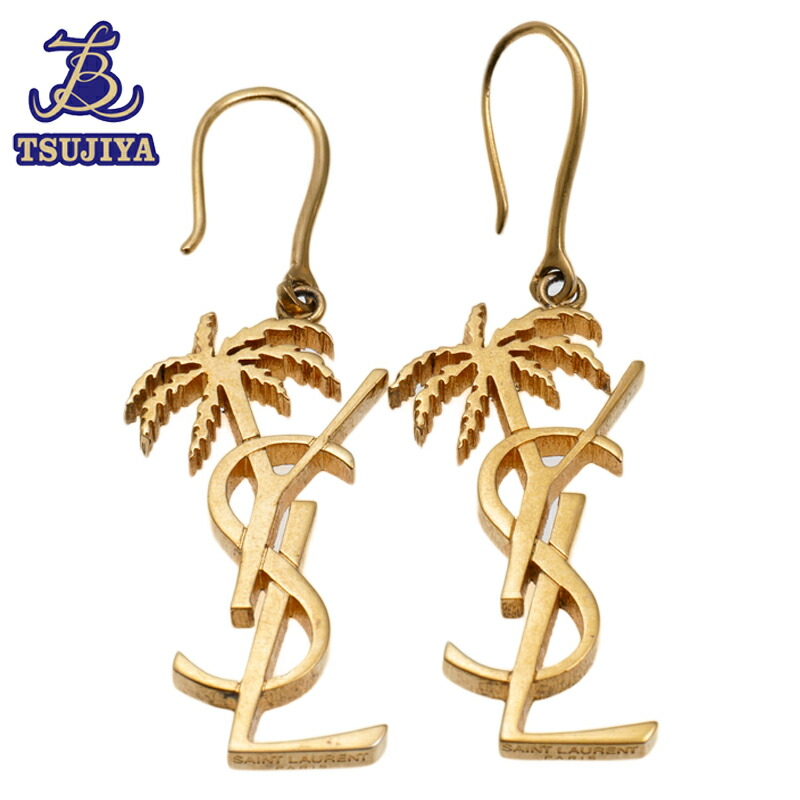 サンローラン カサンドラ ピアス ゴールド 片耳 ロゴ YSL アクセサリー 楽天市場】【ポイント5倍！】SAINT LAURENT サンローラン YSL