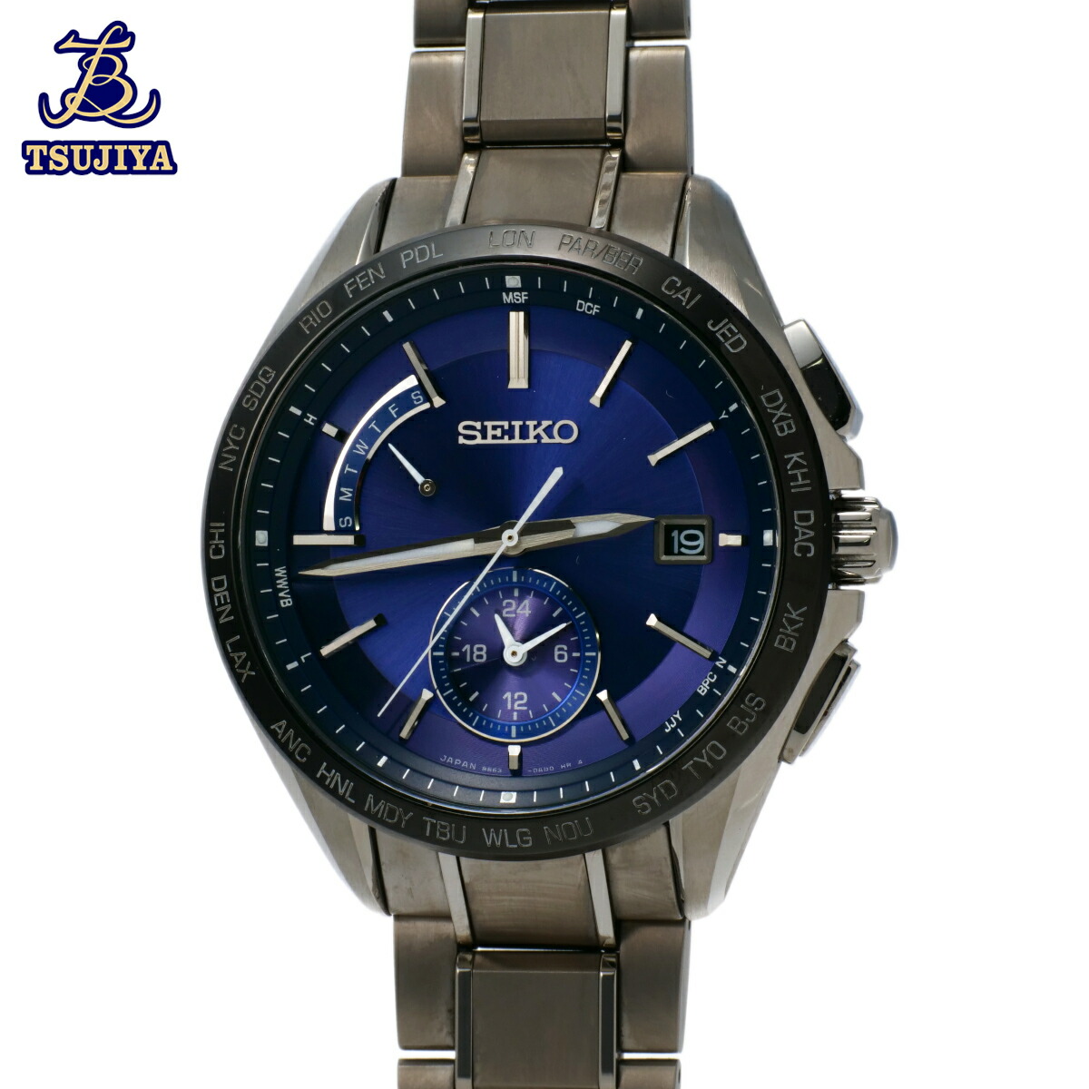 ✨極美品✨SEIKO SAGA283 8B63-0AV0 ソーラー 電波 楽天市場】☆美品【SEIKO】セイコー ブライツ デイデイト