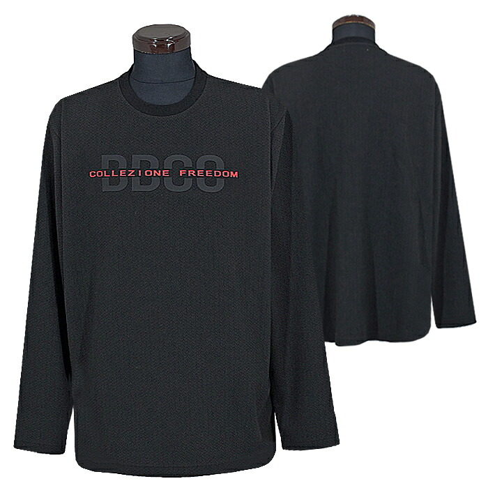 アンジェロ・ビビコ_カットソー(長袖Tシャツ)_黒_2024秋冬メンズファッションツルタ|メンズファッション ツルタ