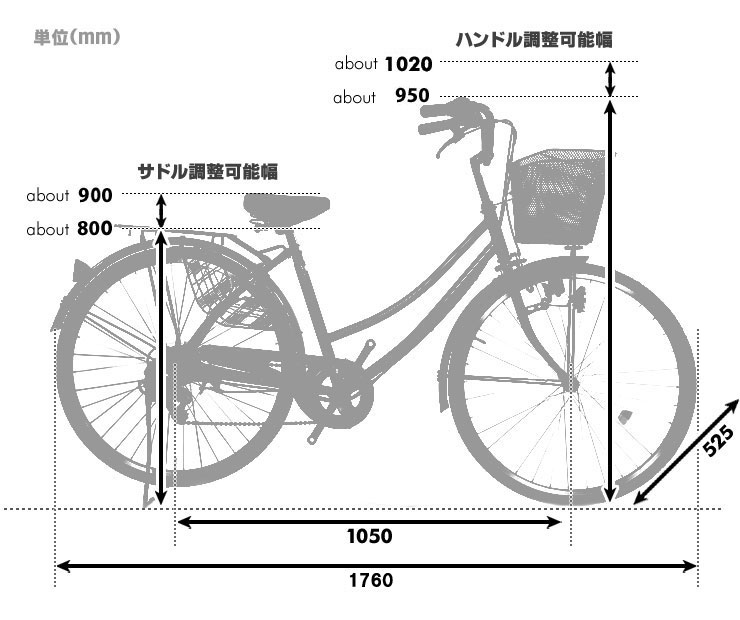 26インチ 自転車 タイヤ 直径