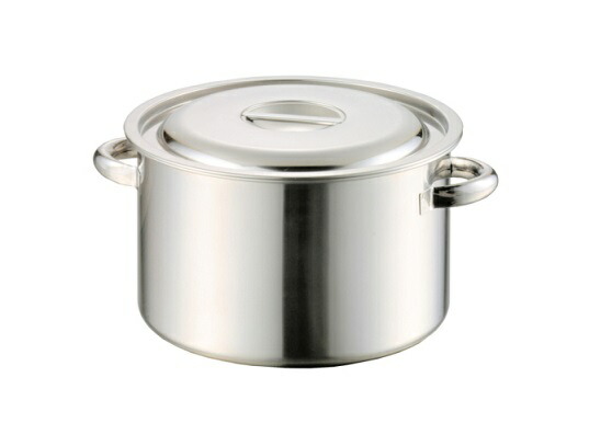 楽天市場】赤川器物製作所 AG モリブデン 半寸胴鍋（手付）39cm