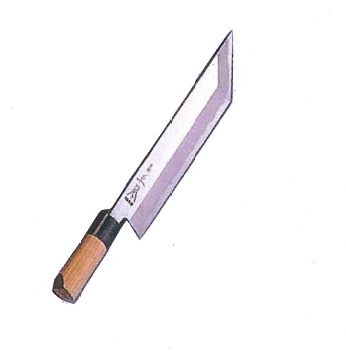 正本　総本店・玉白鋼　鰻さき庖刀218mm MASAMOTO 正本総本店 【正本】本霞・玉白鋼 鰻サキ庖丁