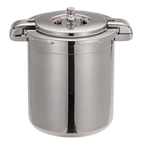 楽天市場】北陸アルミニウム(株) ホクア 業務用アルミ圧力鍋 21L