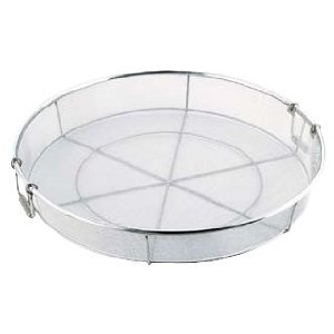 本間冬治工業 BK 18-8 給食用手付蒸しカゴ 85cm 細目 037244 18-8ステンレス 給食用手付き蒸しカゴ 細目 85cm（takumi） 本間冬治