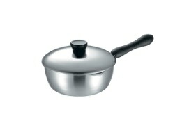 本間製造所 犬ころ印（KO）ニレ科 IH 3層鋼クラッド ユキヒラパン 18珊【品番:65118】JAN:4954057651189 片手鍋-鍋・フライパン-鍋