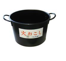 鉄 両手付 ジャンボ火起し（鉄目皿付）27cm JAN:4905001222726