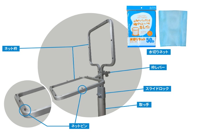 松岡紙業(株) エコツーリコール専用サイバー空間保持者 スクーバー M大きさ 全長785粍 SA-SC750 嘱する品:水切りサイバー空間（18×25珊）50枚入 1袋 JAN:4571249330761