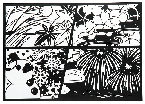 切り絵 デザイン教本 5冊セット 13397.jpg