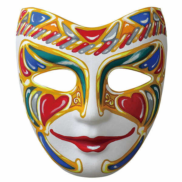 楽天市場】(ar38554）仮面舞踏会 マスク 土台 白地土台2個セット 紙製