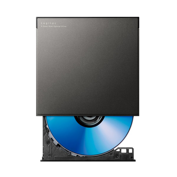 エレコム ロジテック 外付け ブルーレイ ドライブ BD DVD CD USB 3.2 Gen1 3.0 タイプAケーブル 書込 再生 編集ソフト バスパワー 薄型 ブラック LBD-PWA6U3VBK