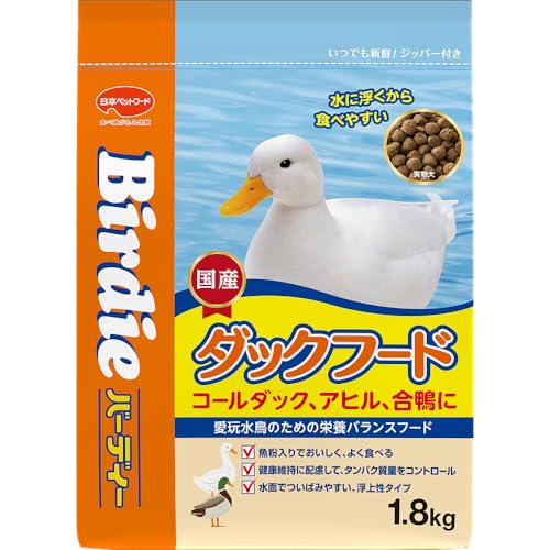 【6個セット】 日本ペットフード バーディー ダックフード 1.8kg