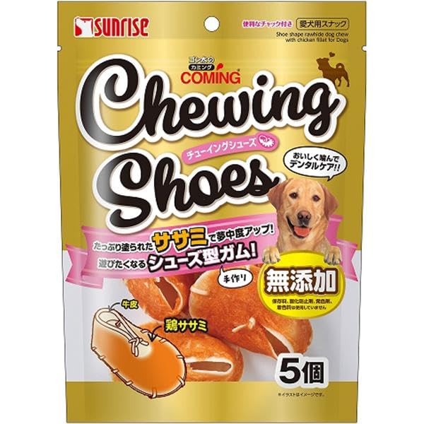 【24個セット】 マルカン(サンライズ) ゴン太のカミング チューイングシューズ 5個