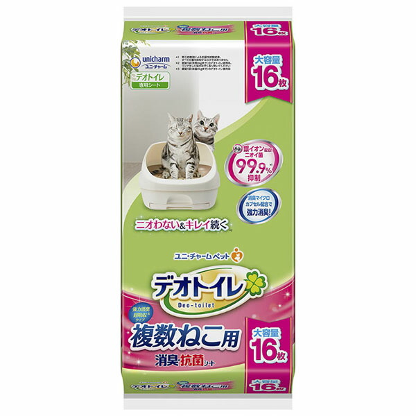 【新品・未開封】デオトイレ 消臭・抗菌シート 10枚 24袋 1ケース デオトイレ 消臭・抗菌シート 10枚入り×24袋 ケース販売 – ユニ