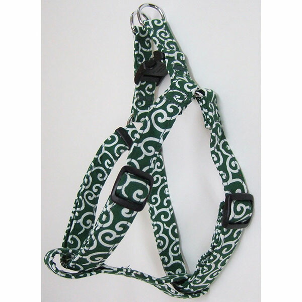 【12個セット】 岡野製作所 コットンカラクサハーネス #20 グリーン アクセサリー 犬用品 日本犬 おしゃれ ハーネス レッド 可愛い 中型犬 柴犬 安心素材