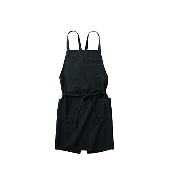 【10個セット】 レップ エプロン 73×84cm ブラック 『Sol ソル 』 500026 カフェ 雑貨品 女性 ドット 男性 デザイン 無地 コットン 母の日 アビチュアル カーキ キッチン 調理 かわいい チェック レディース 可愛い 家事 北欧 人気商品