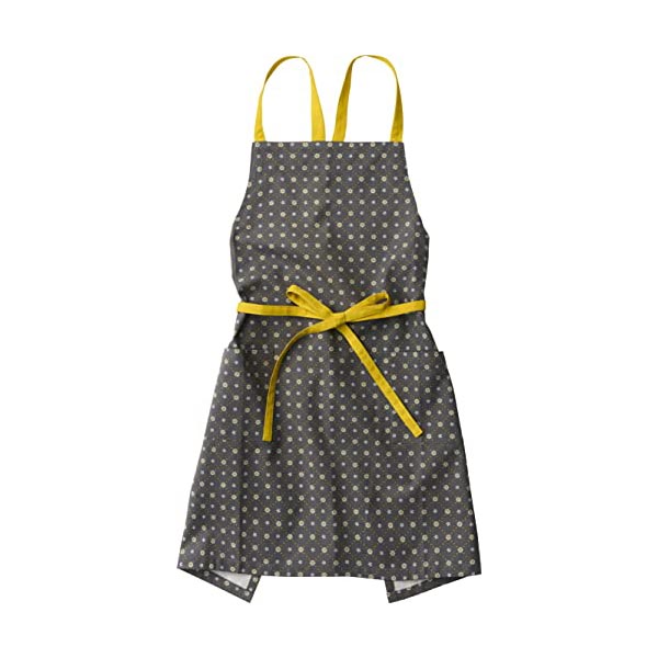 【10個セット】 レップ エプロン ポルカ Polka グレー 73×84cm 雑貨品 コットン プレゼント 母の日 アビチュアル キッチン かわいい レディース 前結び ガーデニング 大人用 保育士 おしゃれ 雑貨 ポケット付き 花柄 生活雑貨 敬老の日 人気商品