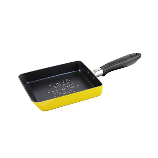 【10個セット】 DELISH KITCHEN パール金属 玉子焼き器 イエロー 13×18cm IH対応 HB-4241 人気商品
