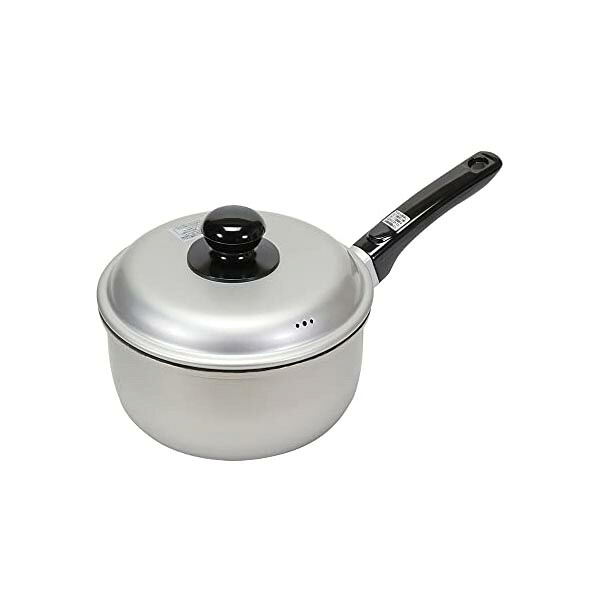 【10個セット】 リバティーコーポレーション 片手鍋 16cm アルミ ガス火専用 軽量 ふっ素樹脂加工 LD-375 新生活 ガス火 なべ キャンプ お鍋 こびりつきにくい 軽い アルミ鍋 一人暮らし おしゃれ ガス火対応 料理 調理器具 片手なべ 人気商品