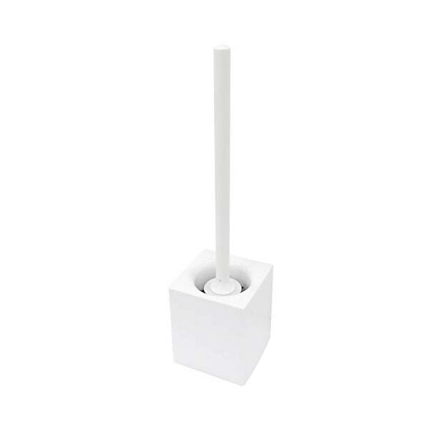 【10個セット】 オーエ トイレブラシ ケース 付き ホワイト 縦37×横9.5×奥行9.5cm やわらか キズがつきにく 360度 植毛 速乾 日本製 抗菌 衛生的 ケース付 トイレ 清潔 掃除用ブラシ ケース付き 落ちる 清掃 掃除 乾きやすい 洗剤 人気商品