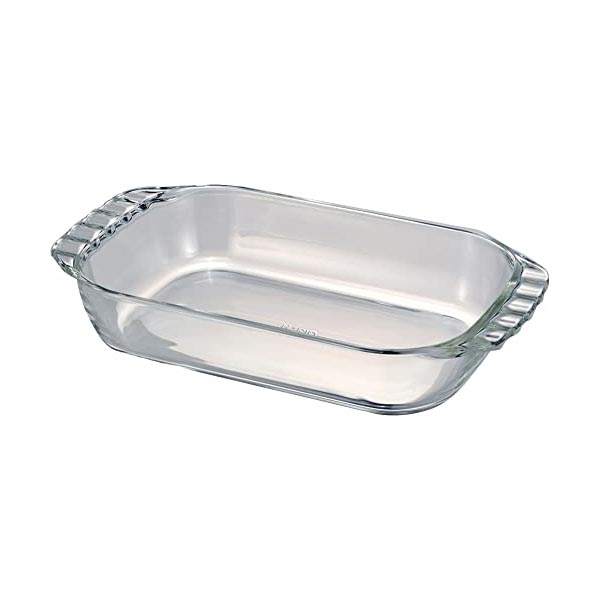 【5個セット】 HARIO ハリオ 日本製 耐熱ガラス製 トースター皿 900ml BUONO kitchen HTZ-90-BK クリア 交換 高品質