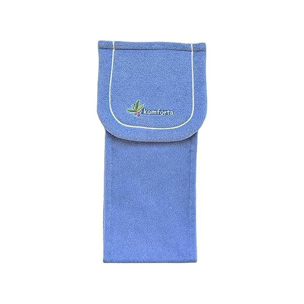 【5個セット】オカ OKA コムフォルタ6 トイレットペーパーホルダーカバー ブルー シンプル かわいい カジュアル 無地 人気商品