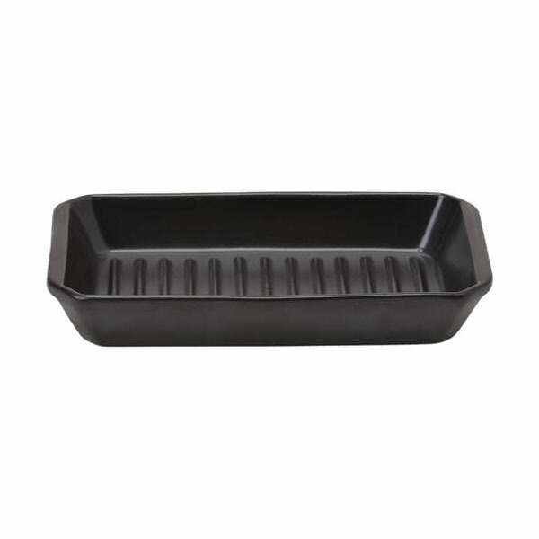 【10個セット】イシガキ デリッシュライフ レンジ 肉 魚 焼ける 陶器プレート 長角 19×11cm 4558 人気商品