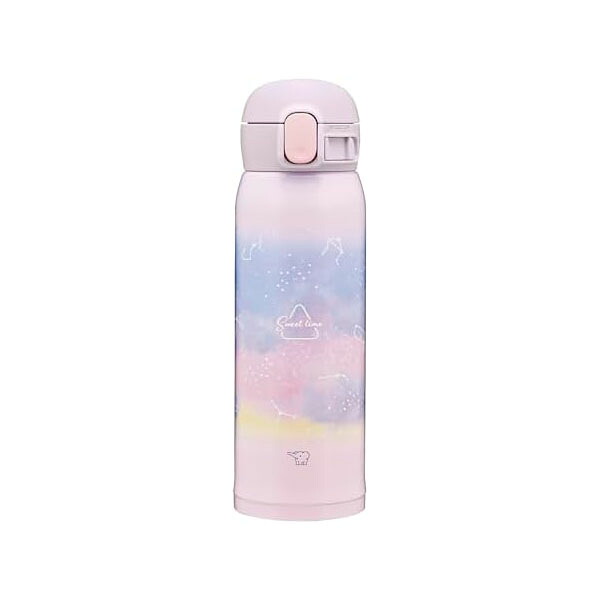 象印マホービン ステンレスマグ 水筒 子ども向け 480ml ワンタッチタイプ シームレスせん お手入れ点数たったの3点 スターリーパープル SM-WH48-VK 人気商品