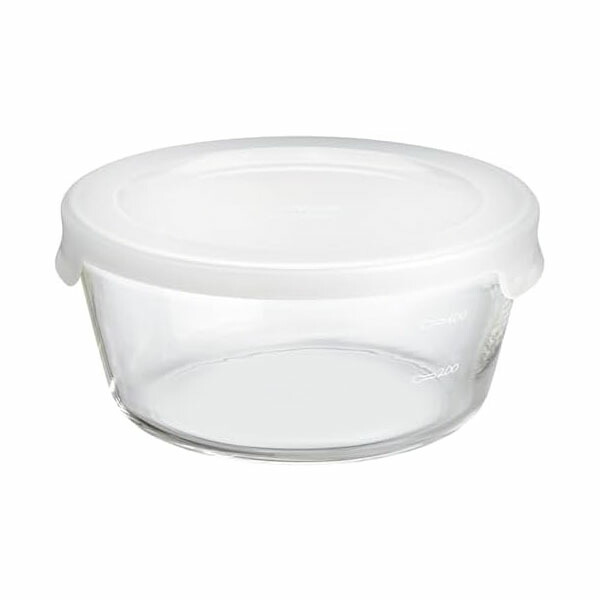 【10個セット】ハリオ 耐熱ガラス製 保存容器 丸 600ml MST-60-TW 人気商品