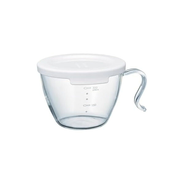 【10個セット】HARIO ハリオ ガラスのレンジスープカップ スタッキング可能 重ね置き 実用容量300ml 電子レンジ用 ホワイト 日本製 おかず クリームスープ 手作り XSCS-1-W 人気商品