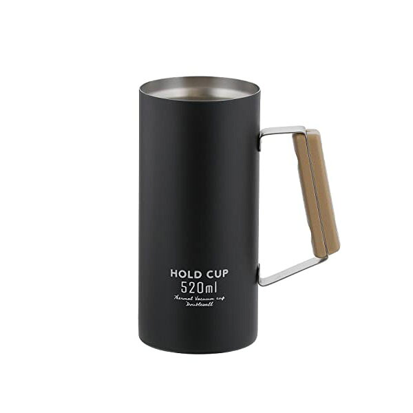 【10個セット】 Bestco ベストコ 缶ホルダー タンブラー 保冷 ジョッキ ビール 520ml ブラック NQ-0008 HOLD CUP パール金属