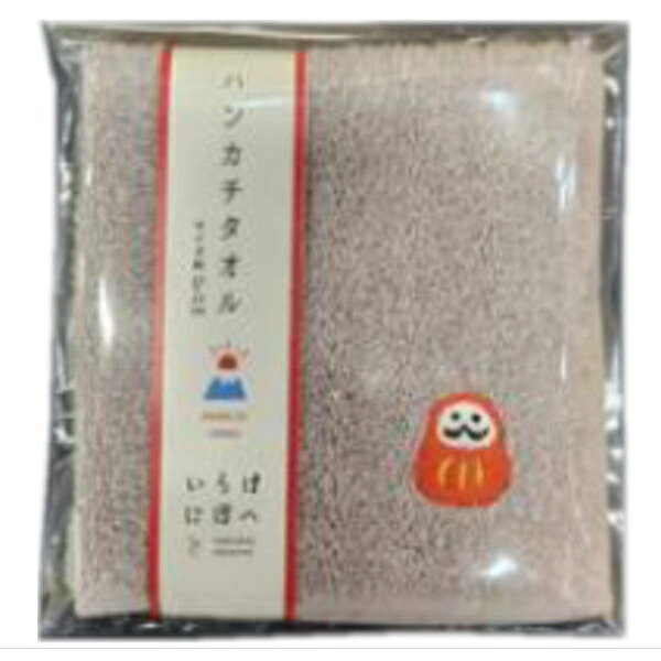 【10個セット】 ハヤシ プチタオル いろはにほへと約25cmx25cm/だるま
