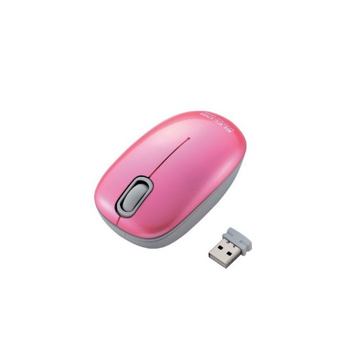 マウス ワイヤレスマウス 超小型 (光学式マウス 2.4GHz 3ボタン マイクロレシーバー 中型 無線) ブラック ピンク レッド ホワイト ドラクエ ＦＦ 