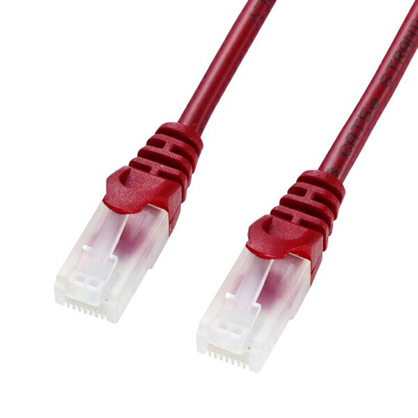 【15個セット】 サンワサプライ ツメ折れ防止CAT5eLANケーブル LA-Y5TS-01R おまとめセット 送料無料