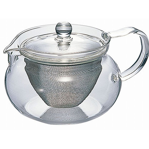 【24個セット】 HARIO 茶茶急須 丸 450ml CHJMN-45T 和食器 キッチン テーブル 日本茶 中国茶 紅茶 ハーブティー ガラス きゅうす 茶々急須 国産 電子レンジ対応 耐熱ガラス 急須 ティーポット お茶ポット 透明 クリア 緑茶 茶漉し