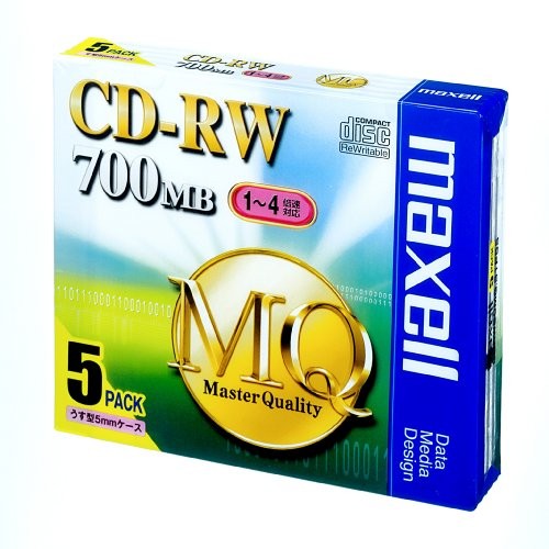 【8個セット】 日立マクセル CDRW80MQ.S1P5S maxell データ用 CD-RW 700MB 4倍速対応 5枚 5mmケース入 テープ ブランドシルバー メディア 用品 オフィス マクセル 文房具 書き換えタイプ 記録メディア 送料無料