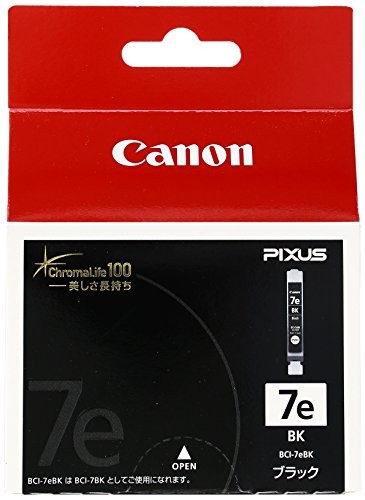【6個セット】 キャノン 0364B001 CANON キヤノン 純正 インクカートリッジ BCI-7e ブラック BCI-7EBK キャノン純正 カートリッジ 年賀状インク プリンターインク 用品 オフィス ピクサス メーカー純正 文房具 純正インクタンク 送料無料