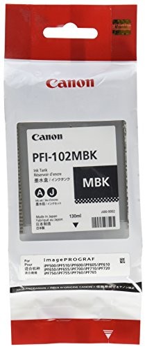 キャノン 0894B001 CANON 純正インクタンク マットブラック PFI-102MBK インクカートリッジ 純正 キヤノン 用品 ブラック オフィス 高品質 メーカー純正 イエロー 文房具 インク トナー マゼンタ 純正品 純正インク マット黒 単色 送料無料