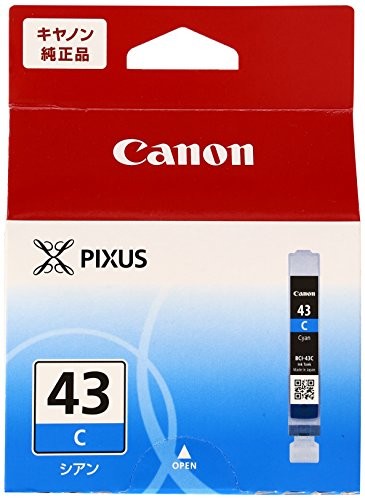 【6個セット】 キャノン 6377B001 CANON キヤノン 純正 インクカートリッジ BCI-43 シアン BCI-43C カートリッジ プリンターインク 純正インクタンク インク トナー トナーカートリッジ キャノンインク プリンター 純正品 送料無料