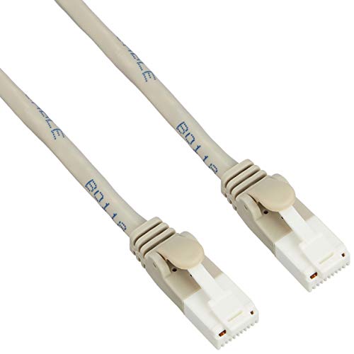 【9個セット】 ELECOM Cat6対応ツメ折れ防止LANケーブル / LD-GPTLGRSシリーズ 5m 配線 ツメが折れない ヨリ線 爪折れ防止コネクタ ライトグレー ツメ折れ防止 ツメ折れ防止タイプ エレコム ケーブル 爪折れ防止 爪折防止 送料無料