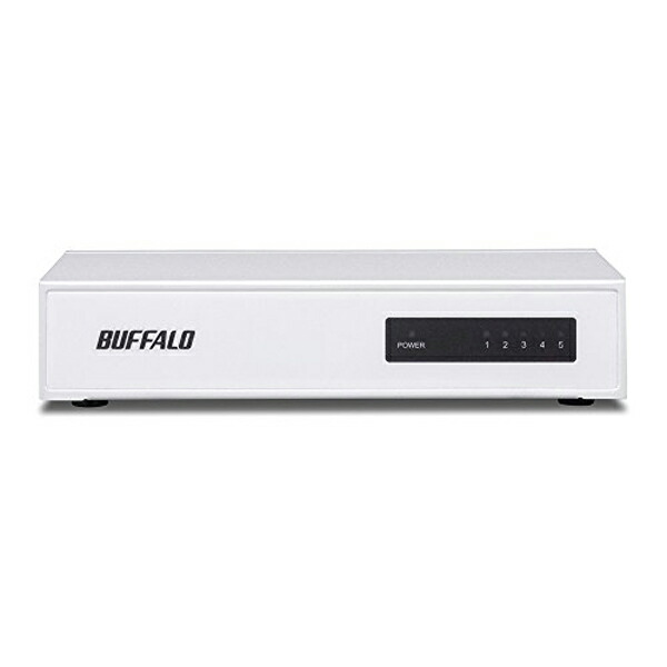 【2個セット】 バッファロー LSW4-TX-5NS/WHD 10/100Mbps対応 スイッチングHub 金属筐体/電源内蔵モデル 5ポート ホワイト スイッチングハブ 金属筐体 ファンレス 電源内蔵 通信機器 金属筺体 電源内蔵モデル 送料無料