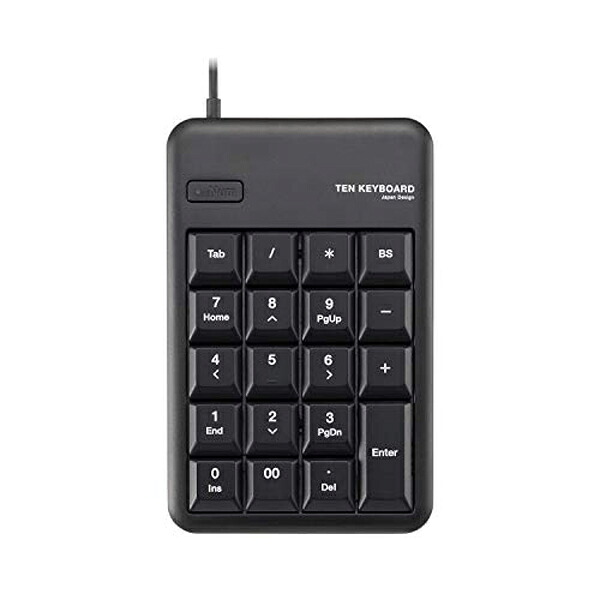 【5個セット】 エレコム TK-TCM011BK ELECOM テンキー 有線 メンブレン Mサイズ 1000万回高耐久 ブラック メンブレン方式 テンキーボード 有線テンキーパッド ノートパソコン マウス キーボード テンキーパッド オフィス用品 送料無料