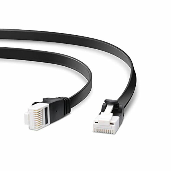 【3個セット】ELECOM LD-GFAT/BK30 カテゴリー6A対応LANケーブル/LD-GFATBKシリーズ/3m フラットケーブル 配線 ブラック ツメが折れない ヨリ線 爪折れ防止コネクタ 超高速 ツメ折れ防止タイプ パソコン エレコム ケーブル 送料無料