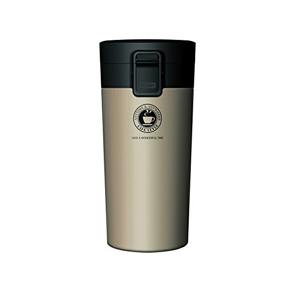 【10個セット】 アスベル 3287-GD 真空断熱携帯タンブラー 370ml シャンパンゴールド ASVEL 直飲み ロック付き ドリンク プレゼント タンブラー オフィス キッチン 品番 新生活 マグボトル 持ち運び 携帯マグ 保冷 飲みやすい 高品質｜ウルマックス 店