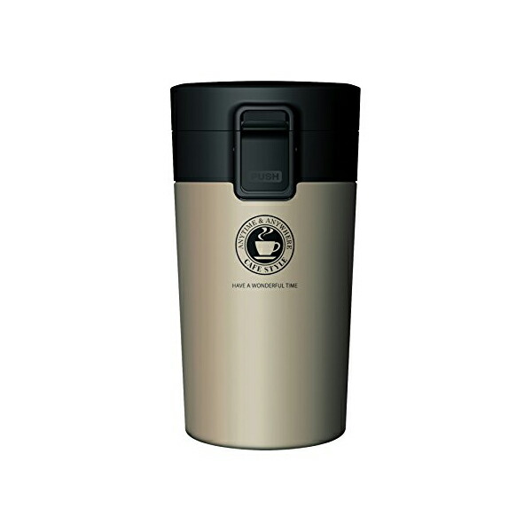 【5個セット】 アスベル 3286-GD 真空断熱携帯タンブラー 290ml シャンパンゴールド ASVEL 直飲み ロック付き ドリンク プレゼント 人気 タンブラー スポーツ オフィス キッチン 品番 新生活 マグボトル 持ち運び 携帯マグ 引越し 高品質