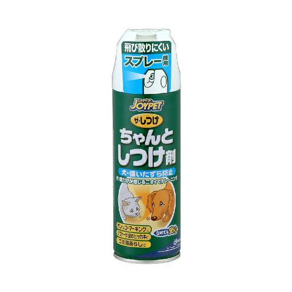 【24個セット】 アースペット JOYPET ジョイペット ザ・しつけ ちゃんとしつけ剤 200ml 犬・猫 アース・ペット トレーニング マーキング いたずら防止 ペット用品 犬用品 ケア いたずら マナー キャット スプレー しつけ 犬猫用 ドッグ 日用品 グッズ ペット 安心素材|ウルマックス 店