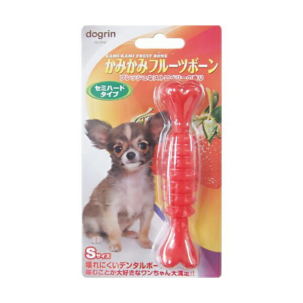 【24個仕かける】 スーパーキャット かみかみフルーツボーンS オランダ苺 犬 葡萄 全年歳 Super Cat 虚蝉捉え所の無い印字機 一お父ちゃん デンタルケア お取りつくろう 犬用手あそび フルーツ 犬の手あそび 愛玩動物装具 デイリー 犬装具 かみかみボーン 愛玩動物用 楽になること原料品